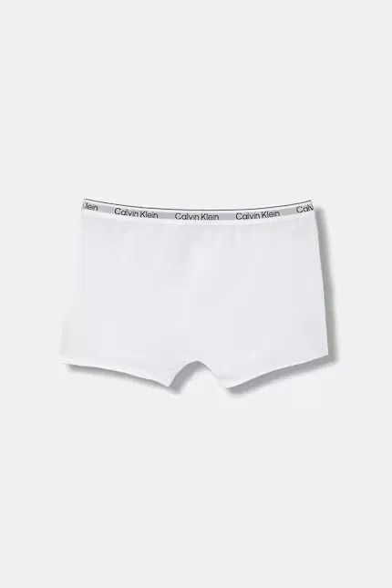 Боксеры хлопковые с эластаном 2 шт Calvin Klein Underwear, белый — фото 3
