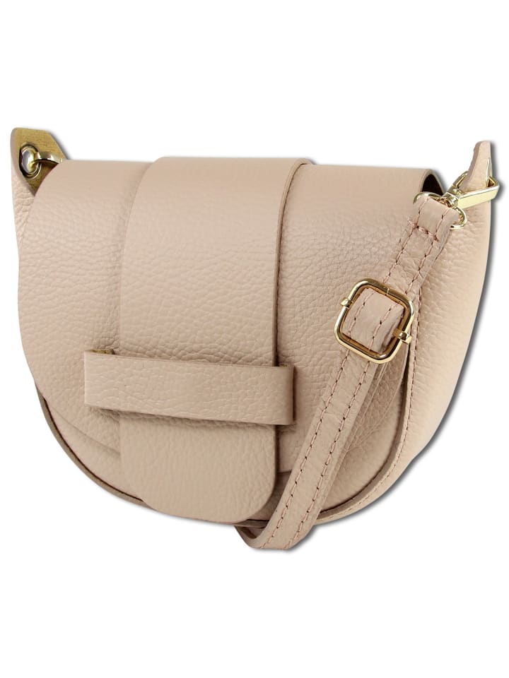 

Наплечная сумка Toscanto Schultertasche, Umhängetasche Leder rosa ca. 19cm