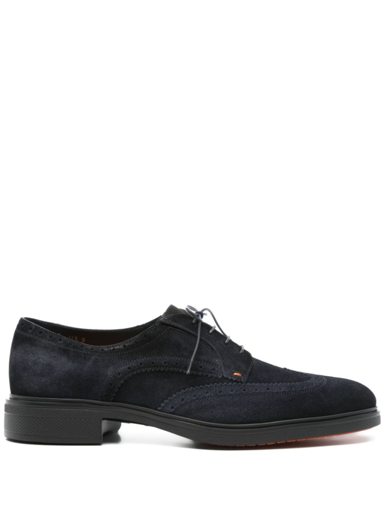 

Туфли-оксфорды Santoni из замши, синий
