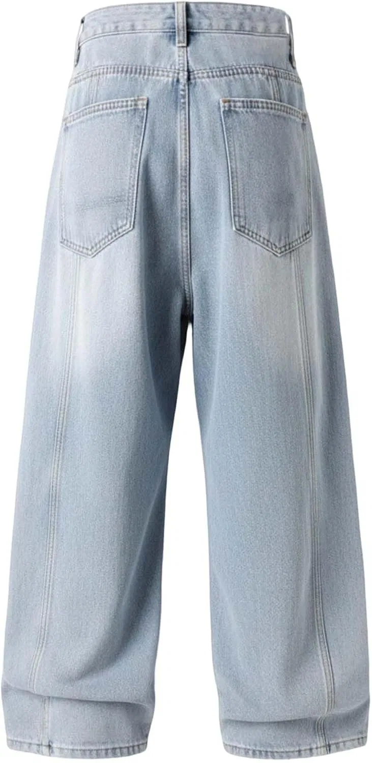 Джинсы мешковатые Y2K, Light Blue — фото 3