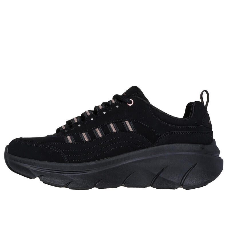 Полуботинки женские Skechers с эффектом памяти, черный — фото 4