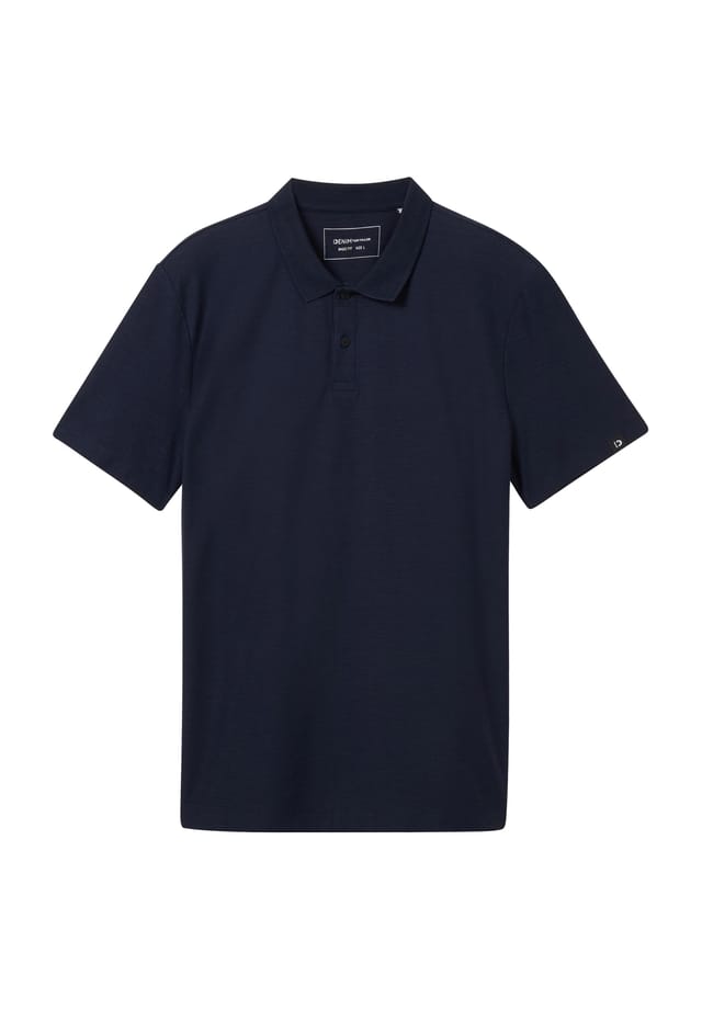 

Этикетка на рубашке поло Denim Tom Tailor, цвет 10668 sky captain