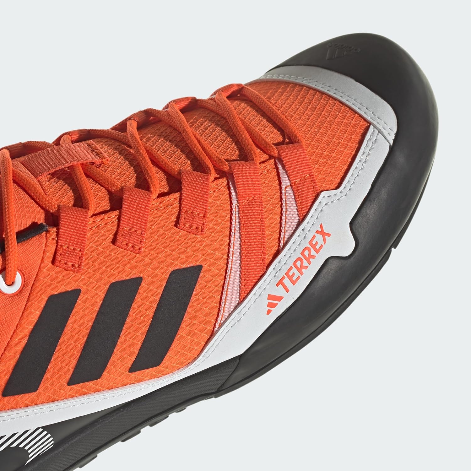 Кроссовки Adidas для взрослых, унисекс, белый/черный/оранжевый — фото 4