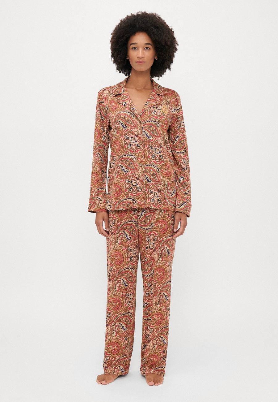 

Пижамный комплект Lauren Ralph Lauren NOTCH COLLAR PAJAMA, Red