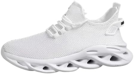 

Мужские кроссовки для ходьбы Легкие мужские кроссовки для бега, ходьбы и тренировок в спортзале с противоскользящей амортизирующей подошвой, комфортной посадкой, стильные спортивные тренировочные кроссовки Elyora, белый