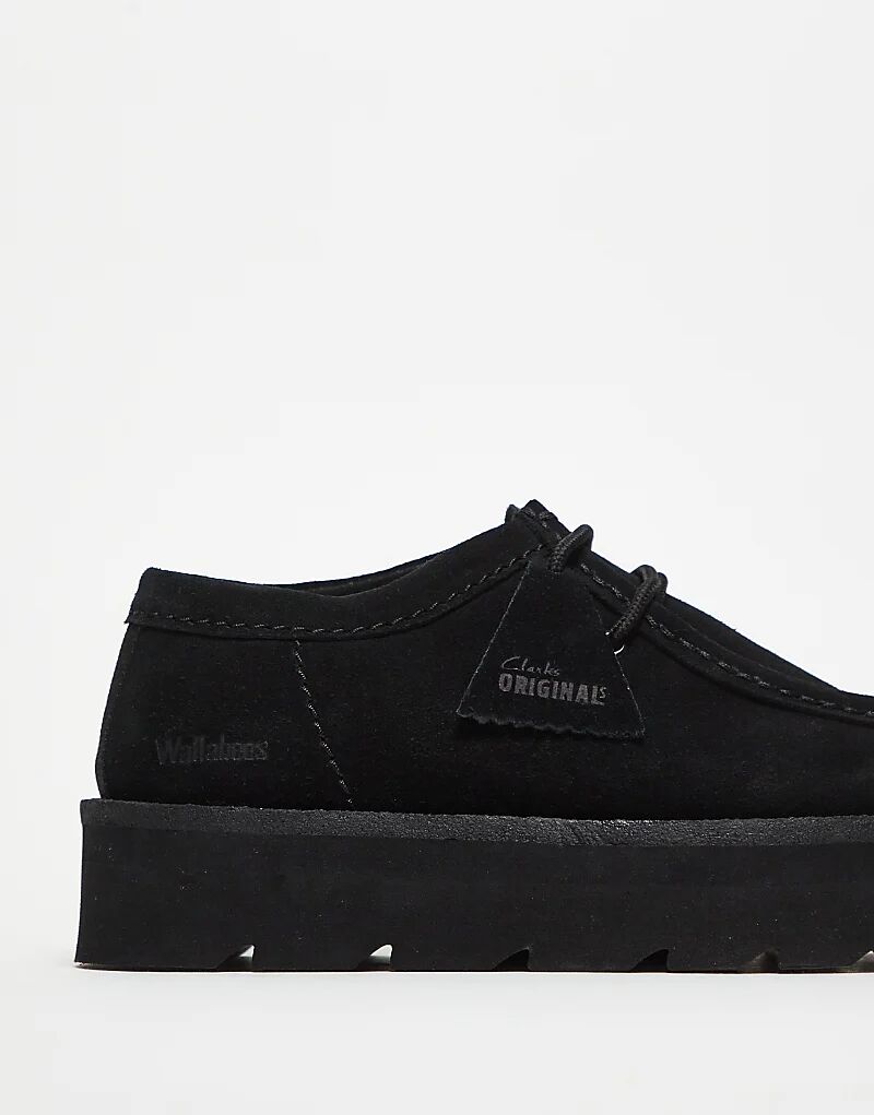 Кроссовки Clarks Originals Meare Walla черного цвета — фото 3