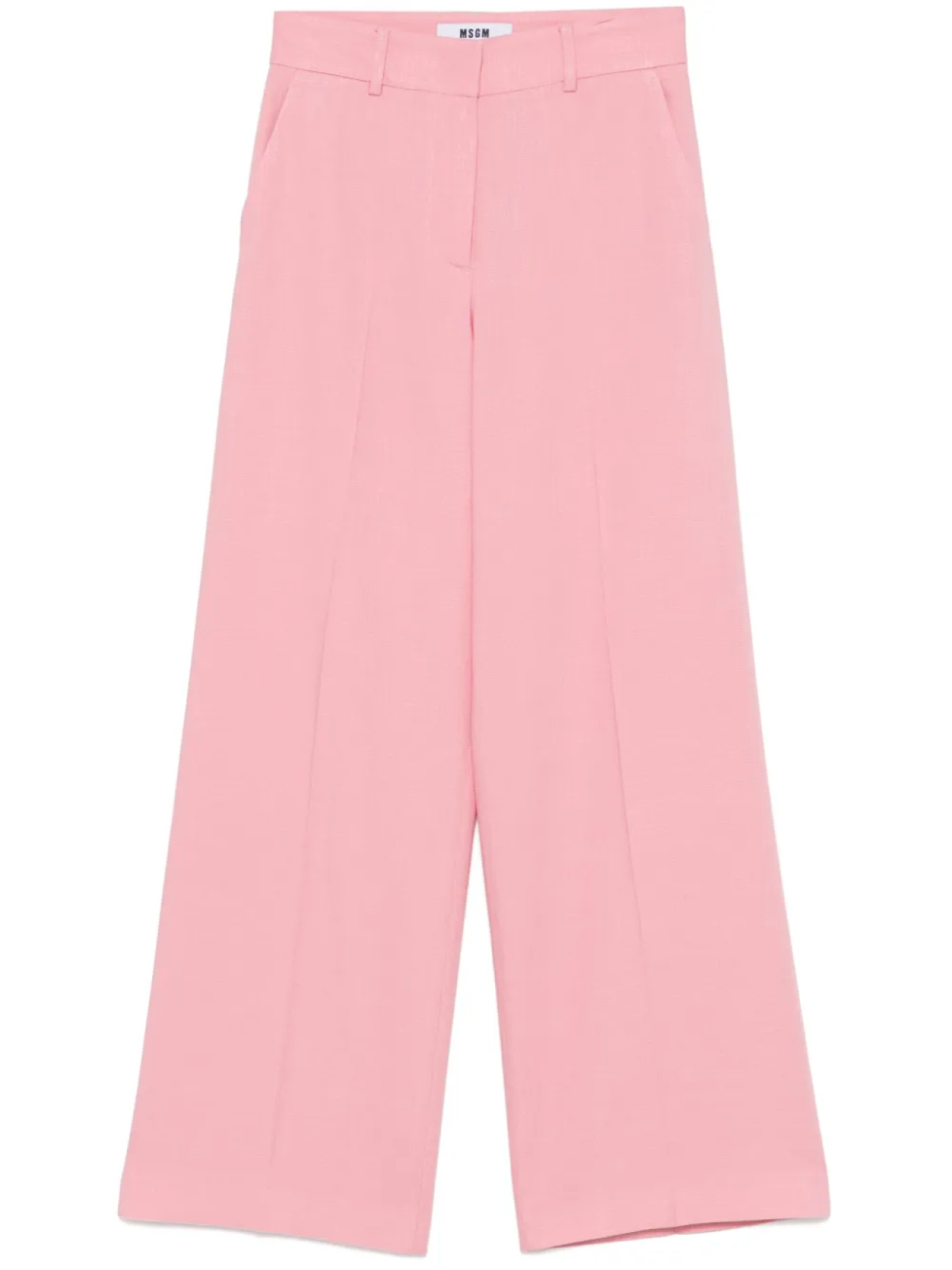 

MSGM брюки широкого кроя, розовый