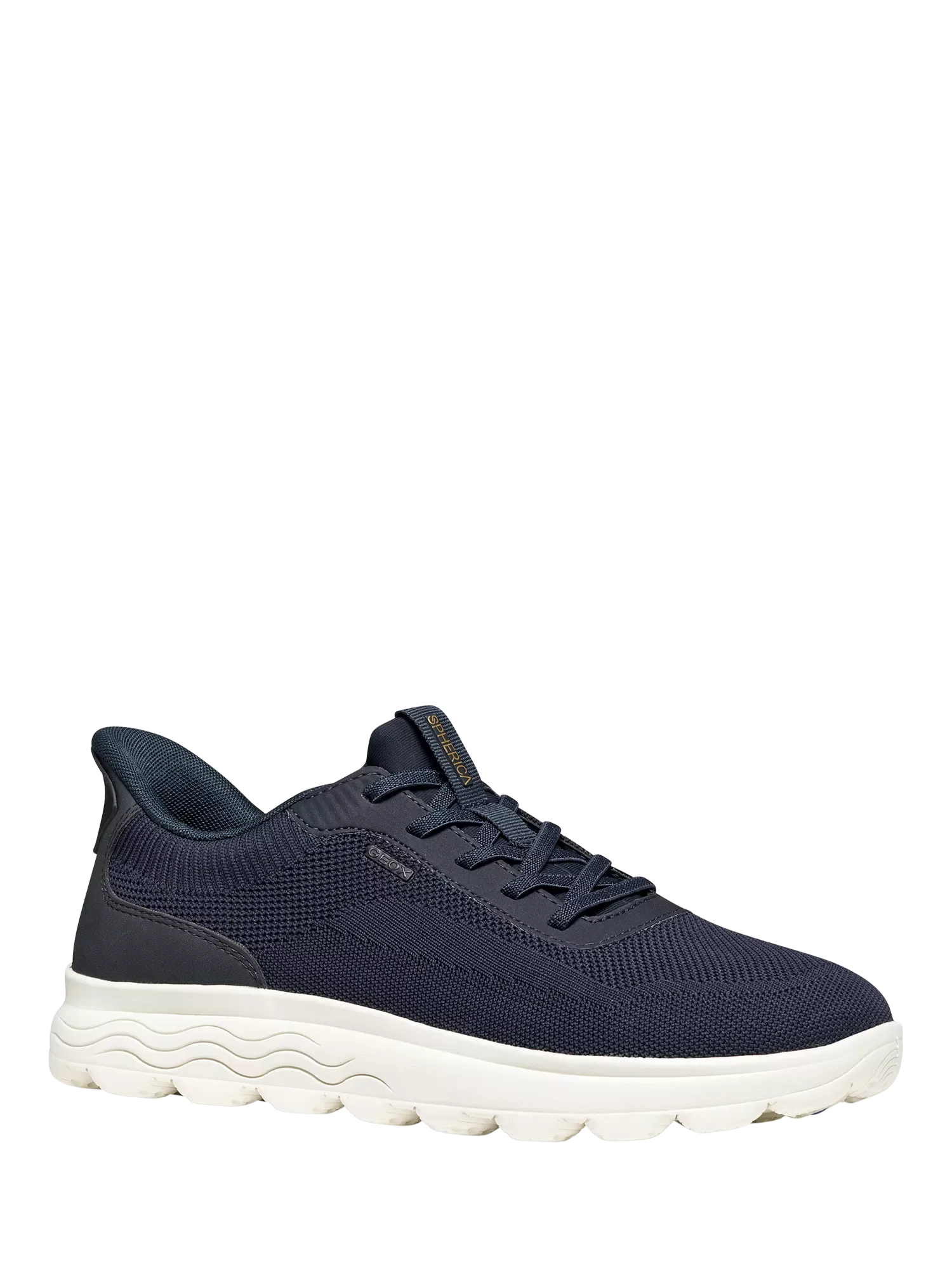 Кроссовки Spherica PLUS на шнуровке Geox, Navy White — фото 2