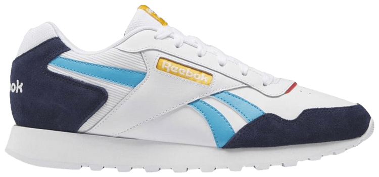 

Кроссовки Reebok Glide 'White Vector Navy Radiant Aqua', белый