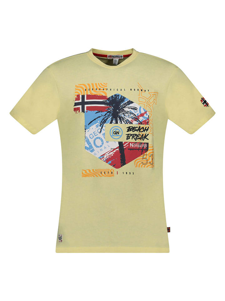 

Футболка Geographical Norway, желтый