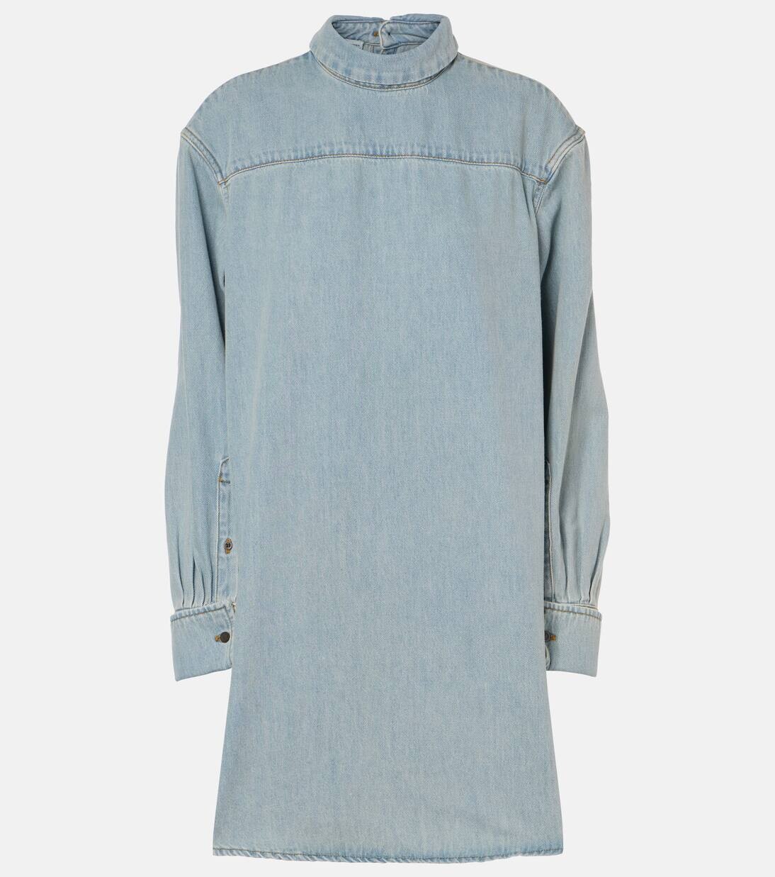 

Джинсовый топ-водолазка Dries Van Noten, цвет ice blue