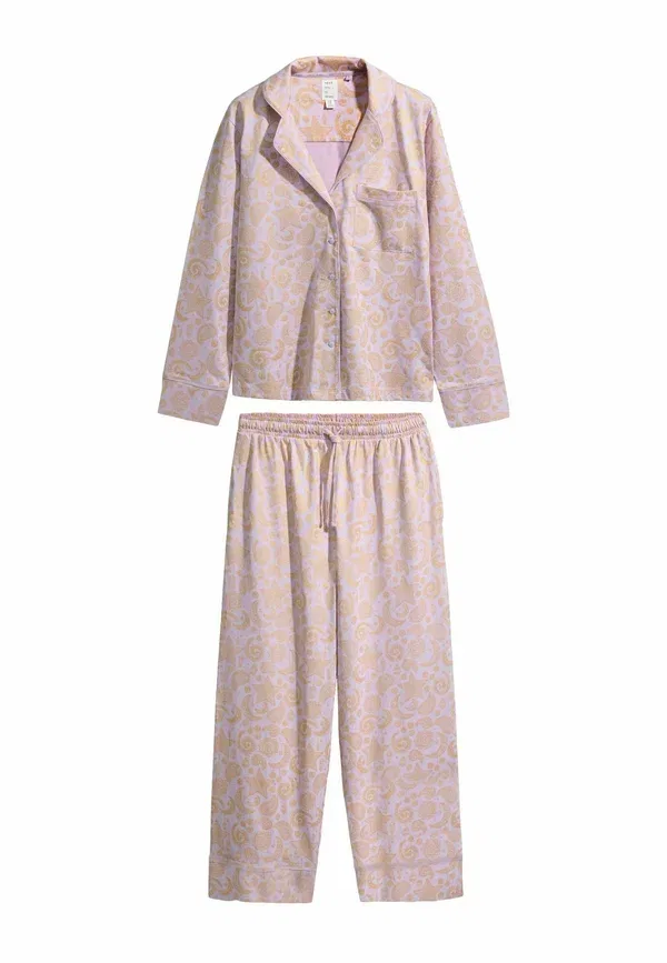Пижамный комплект, хлопок, Pyjama set, Next, Lilac Purple, фиолетовый