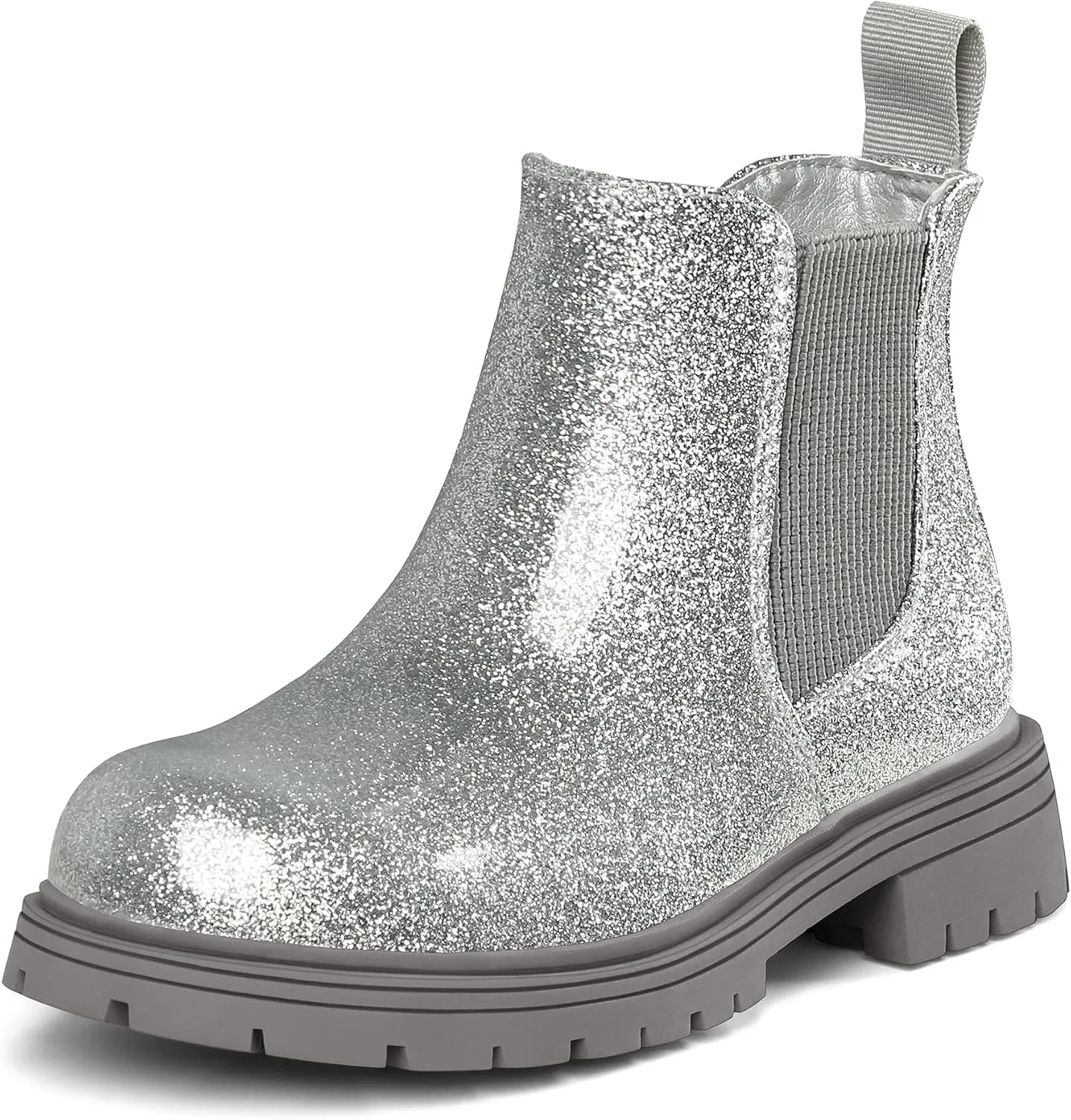 Детские ботинки для девочек с блестками K KomForme, Silver