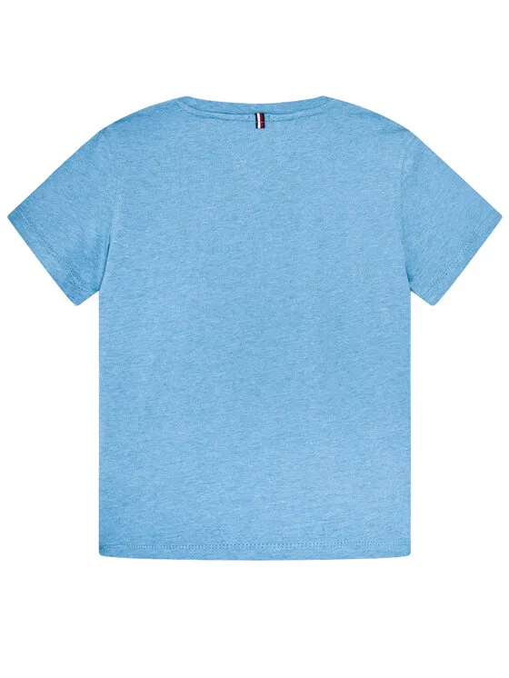 Футболка regular fit Basic Cn Knit S Tommy Hilfiger, светло-голубой — фото 2