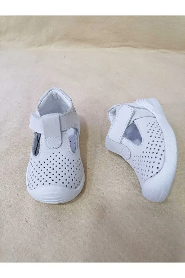 Детские туфли для мальчиков перфорированные Özgür Kids, Stone Gray — фото 4