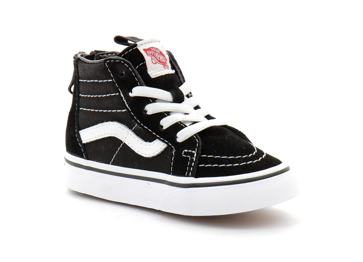 Детские кеды с высоким верхом Sk8-Hi на молнии Vans, Schwarz
