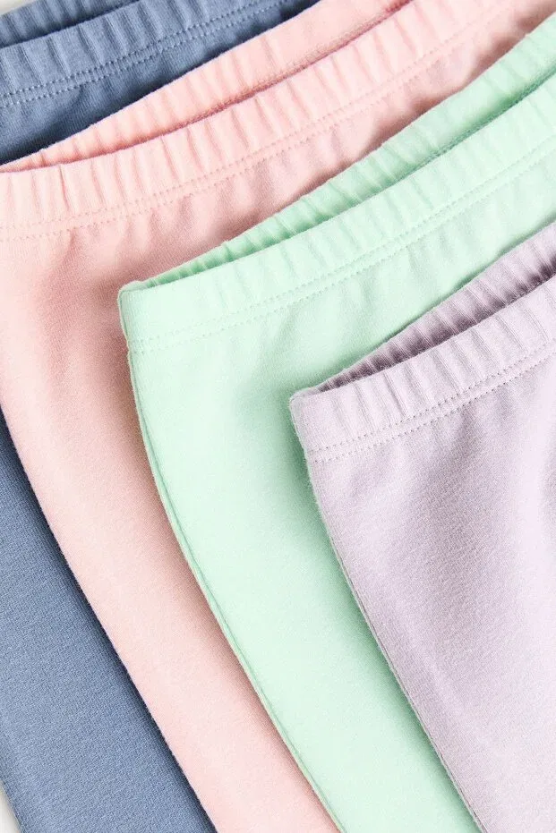 Детский комплект спортивных штанов для девочек хлопковый Next Baby, Lilac — фото 3