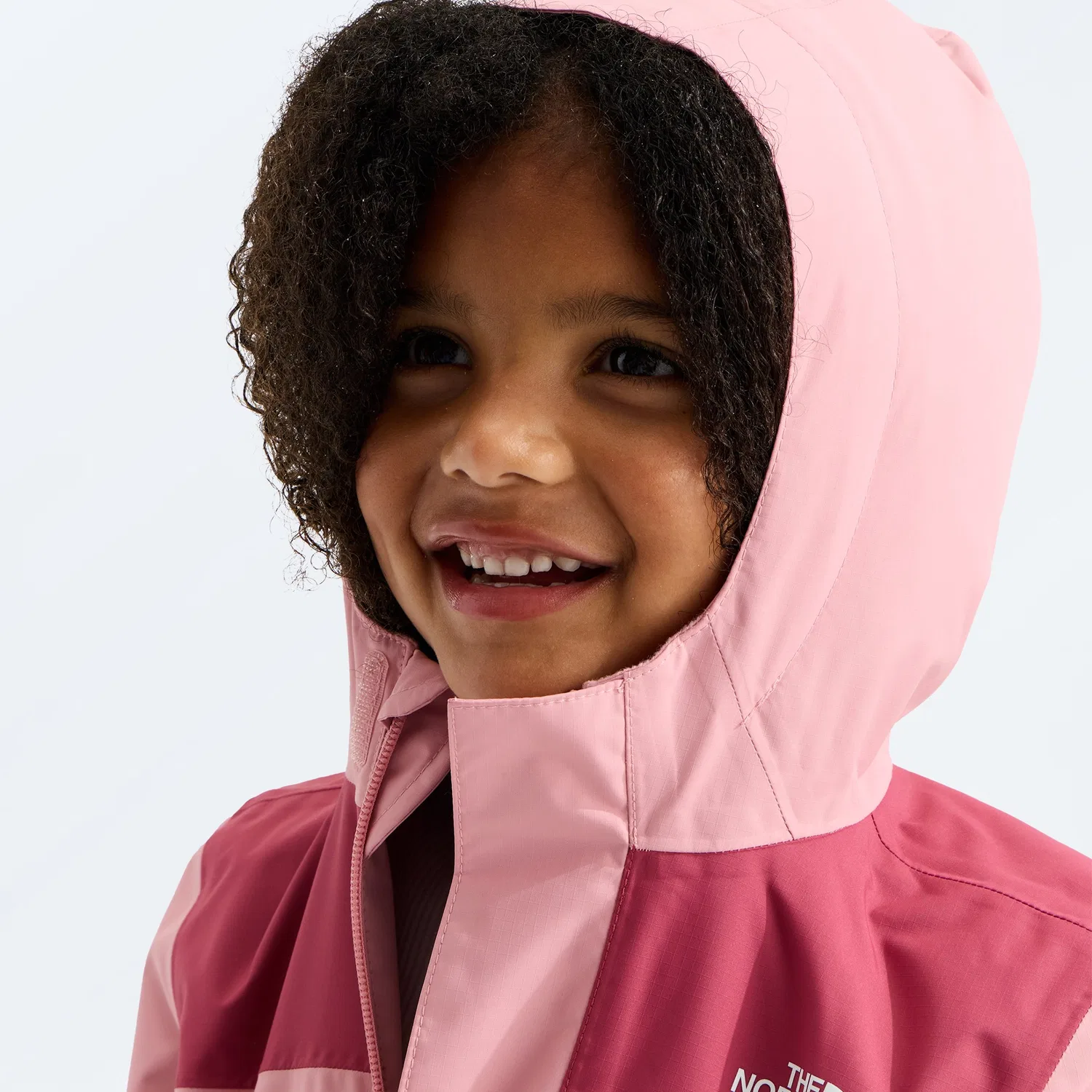 Детская дождевая куртка водонепроницаемая Antora The North Face, Primrose/Fermented Clay — фото 4