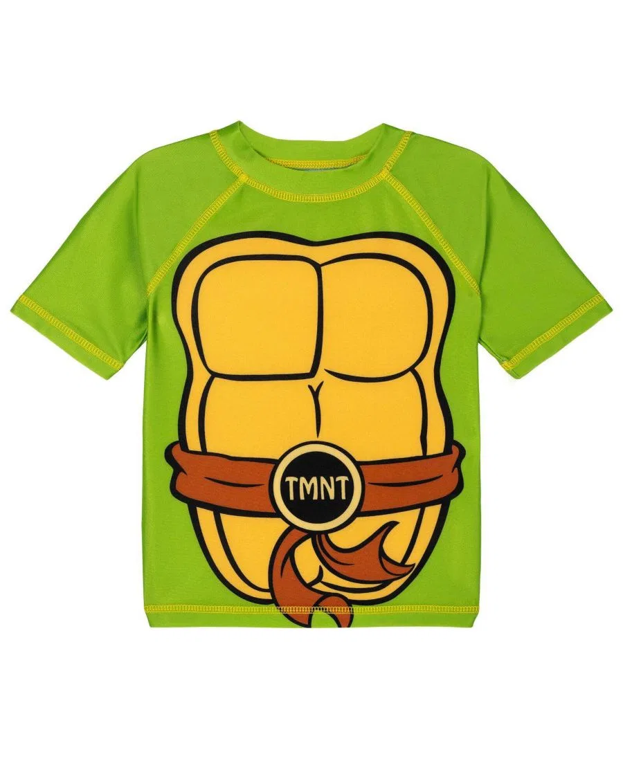 Комплект для плавания из рашгарда и плавок Teenage Mutant Ninja Turtles, Green and Yellow — фото 3