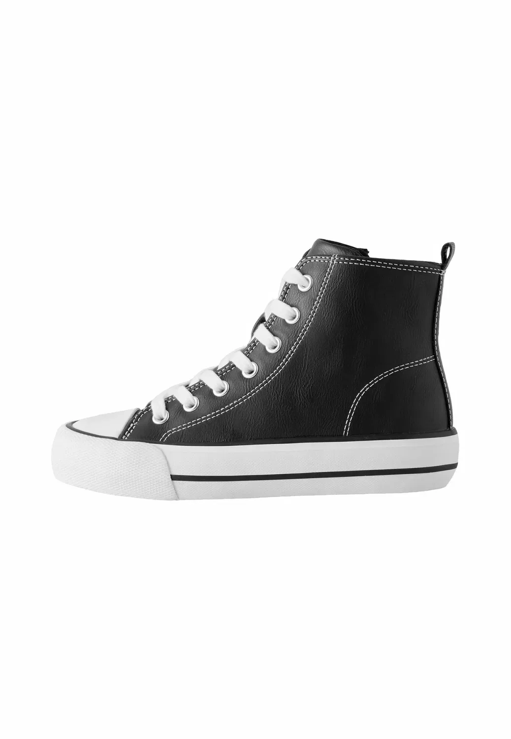 Высокие кроссовки Next, Black Faux Leather