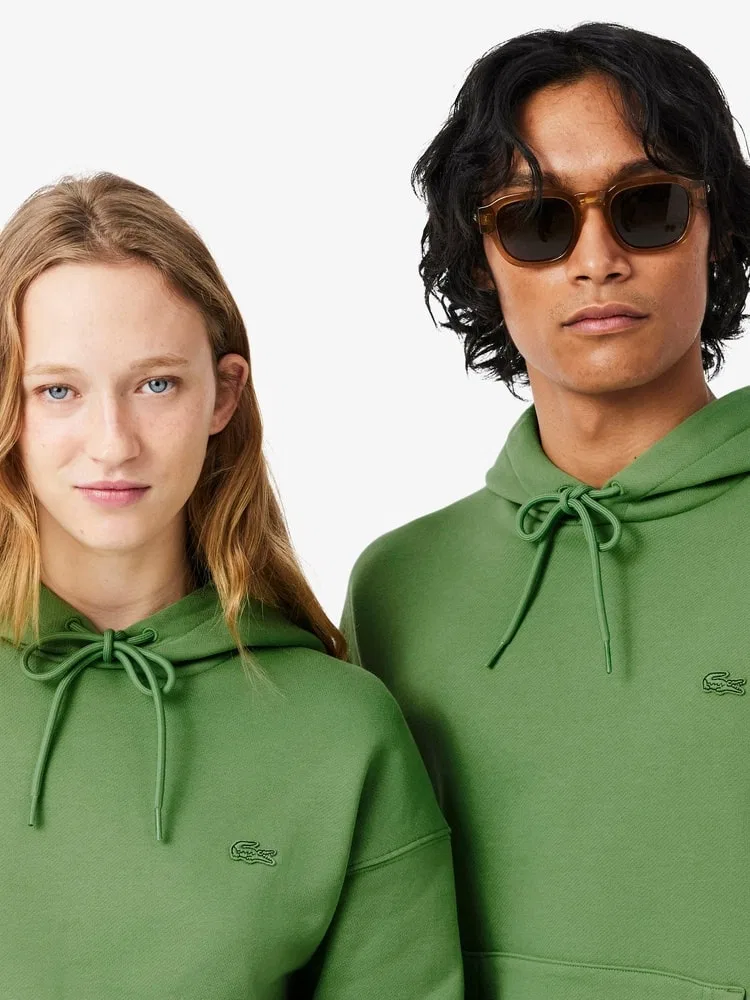 Худи свободного кроя Croc Signature LACOSTE, Green — фото 2