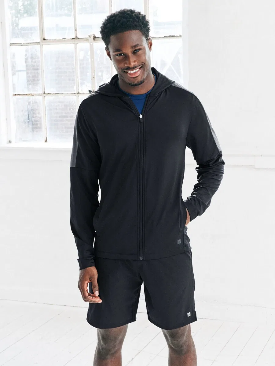Спортивная куртка Next Athletic Jacket 'Active' черного цвета — фото 2