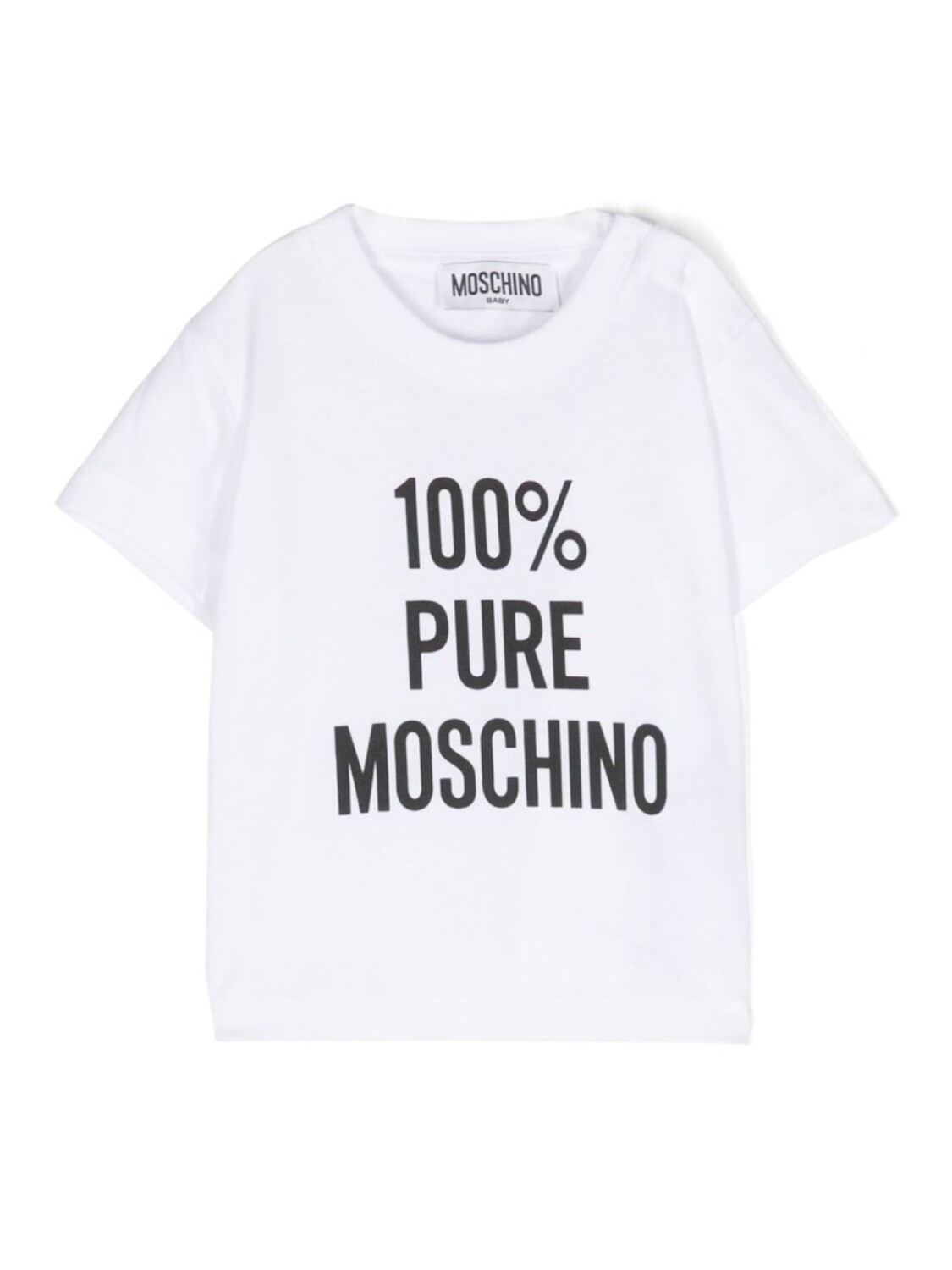 

Moschino Kids футболка с логотипом, белый