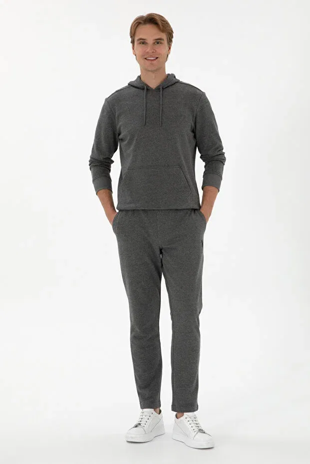 Мужские спортивные брюки скинни U.S. Polo Assn., Anthracite Melange — фото 3