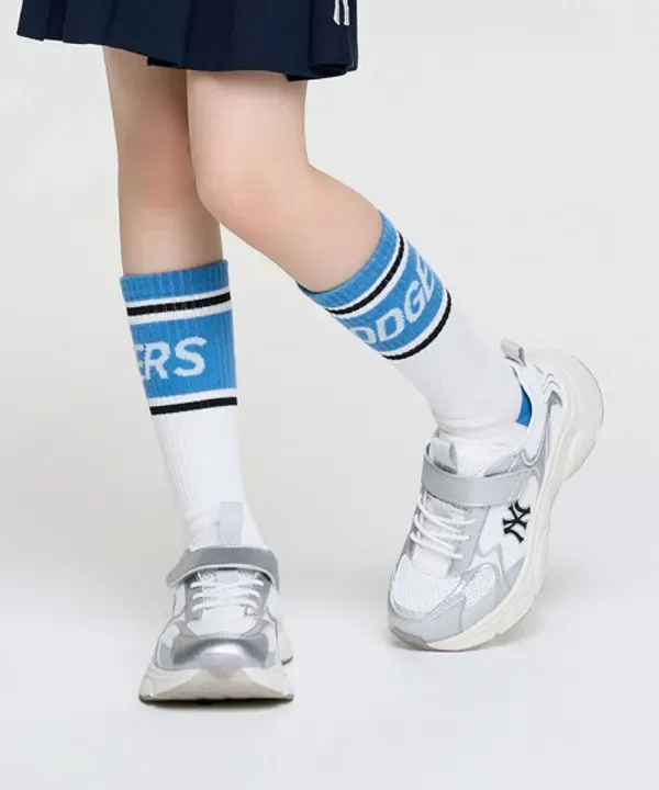 Кроссовки беговые Ace Runner Speed, Mlb Kids, серебристый — фото 3