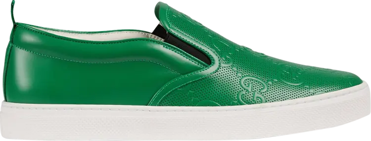 

Кроссовки Gucci Slip-On GG Embossed - Green, зеленый
