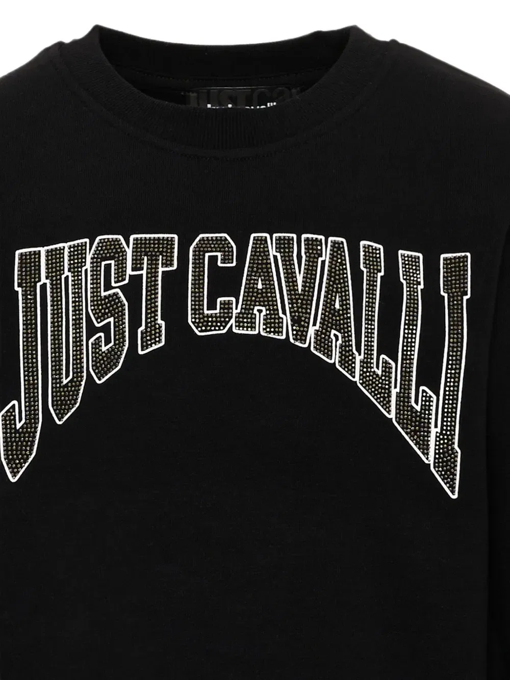 Толстовка с логотипом Just Cavalli Kids, черный — фото 3
