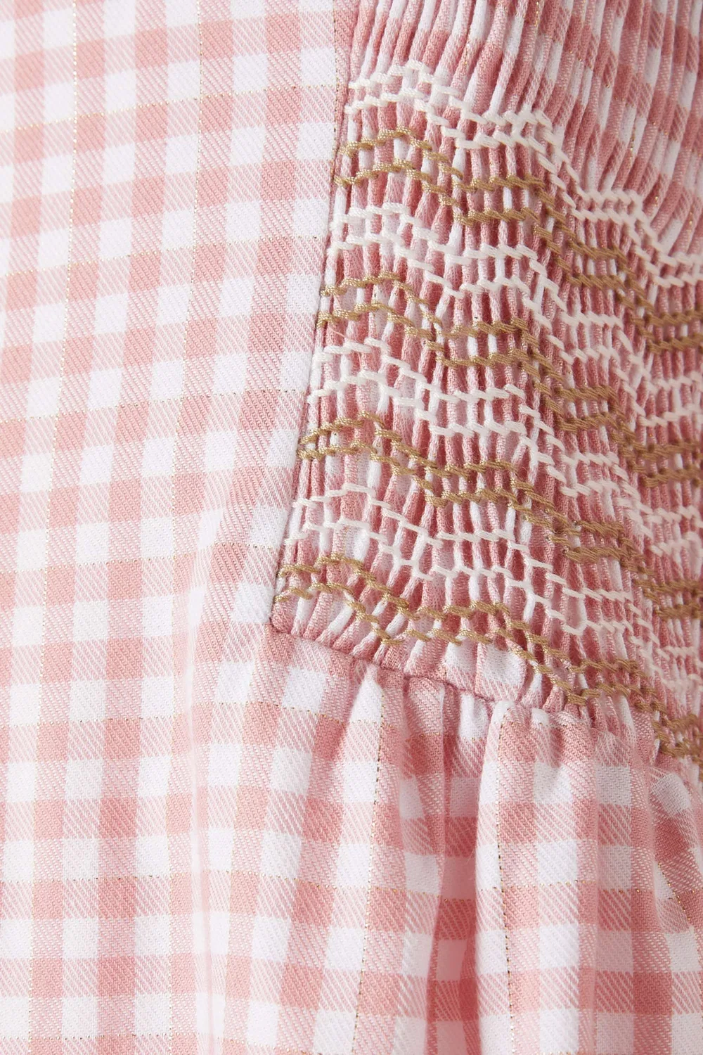 Платье в клетку Gingham Dress Tartine et Chocolat — фото 3