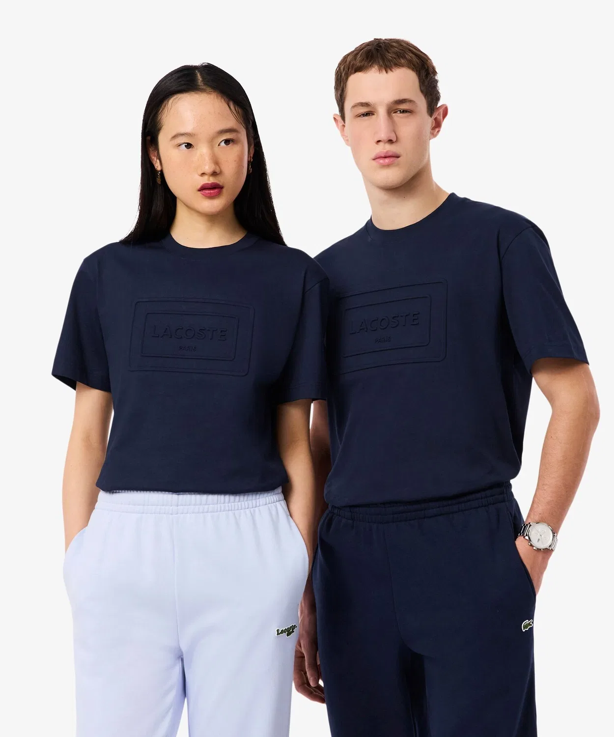 Мужская футболка с поло с эмблемой LACOSTE Classic Fit, Navy