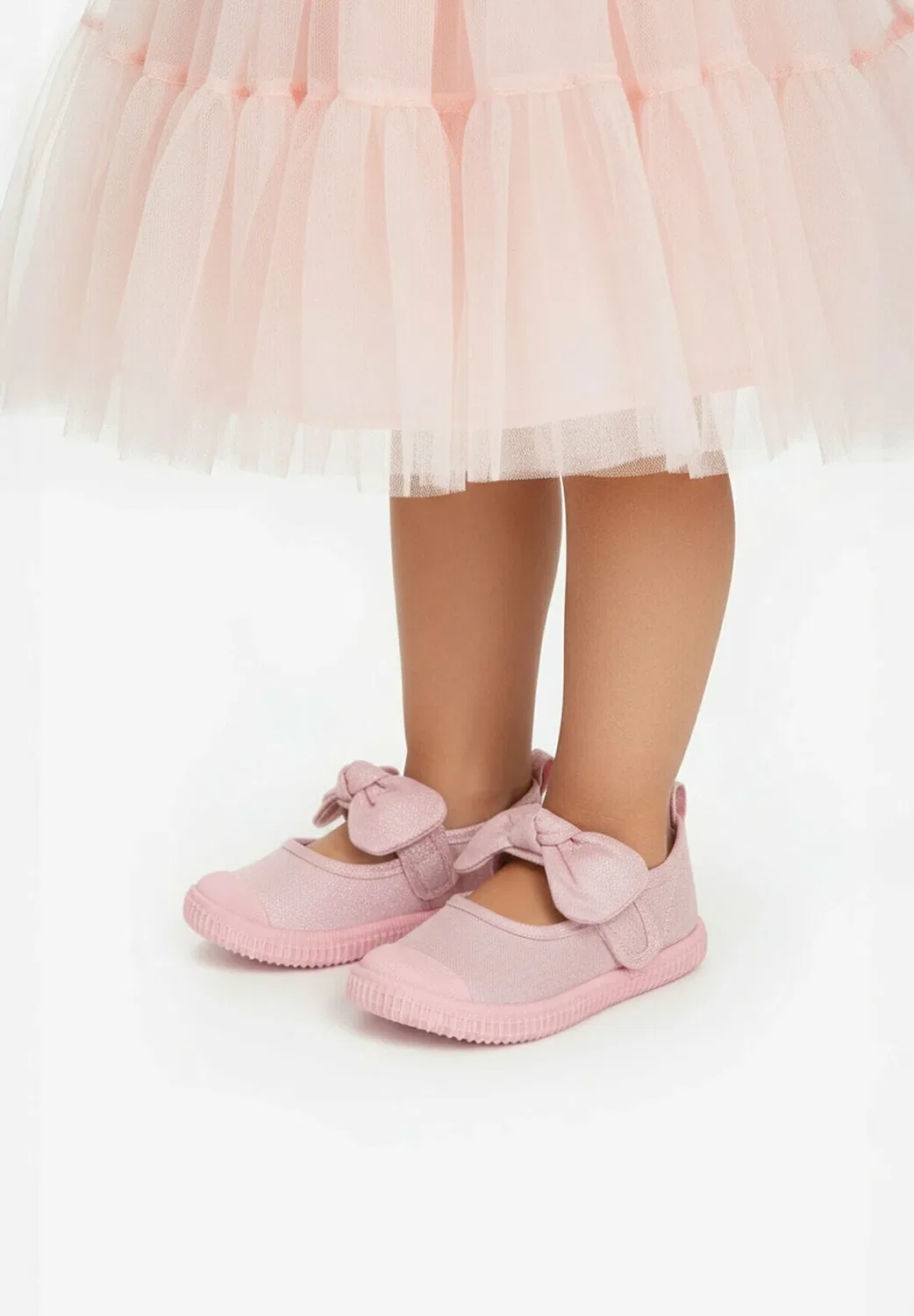 Детские тапочки 5907964139591 - балетки с ремешком на щиколотке Deezee, Pink