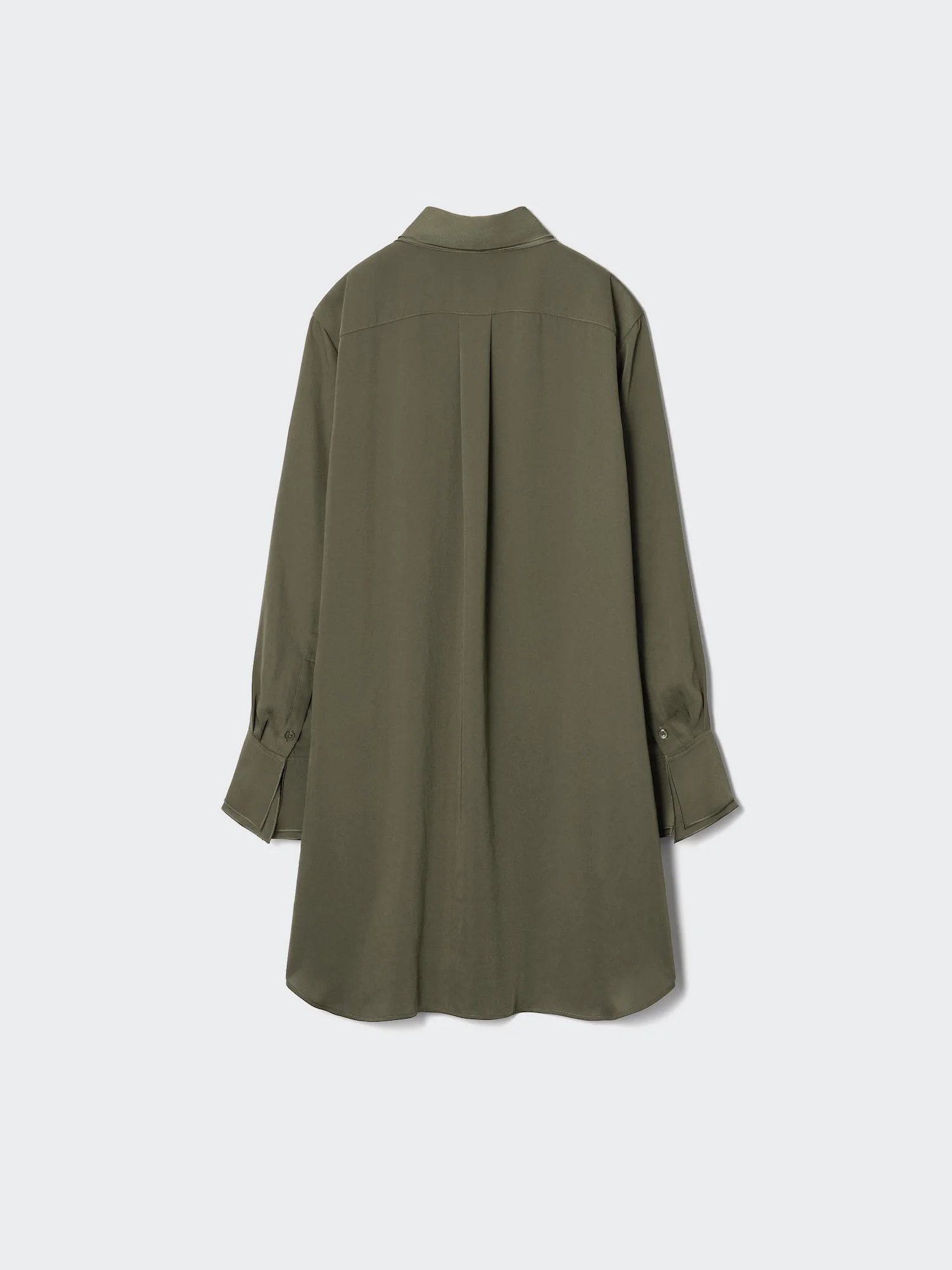 Платье-рубашка Uniqlo x JW Anderson, 57 оливковый — фото 4