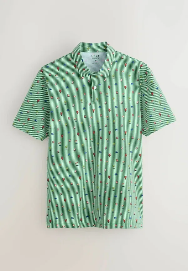 Набор поло из хлопка и эластана Polos three pack Next Green, White, Negroni, белый/синий/зеленый — фото 4