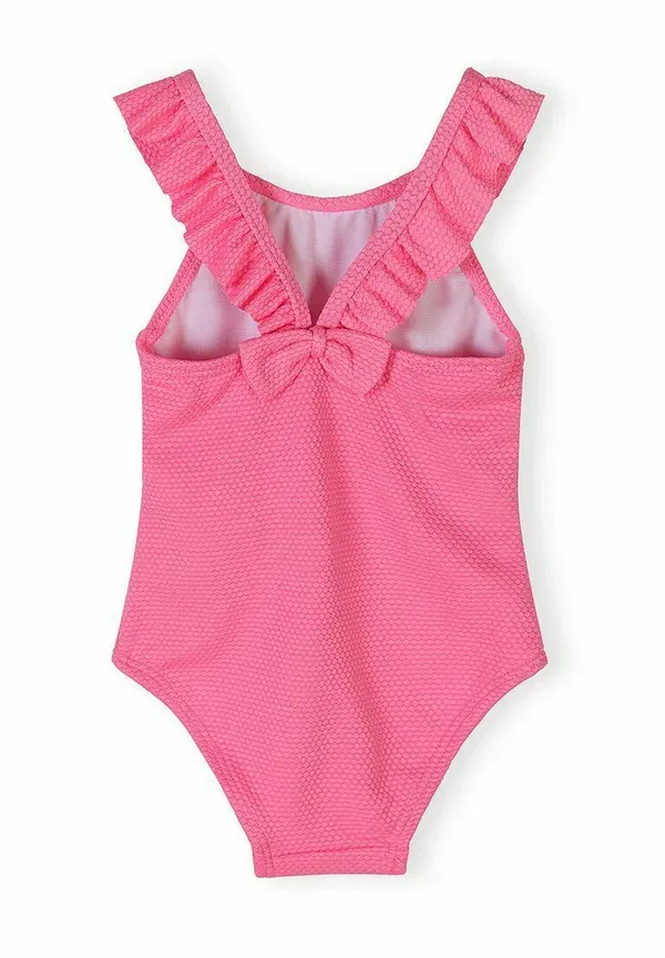 Комплект из 2 предметов с цветком, купальник, Minoti, Neon Pink, розовый — фото 2