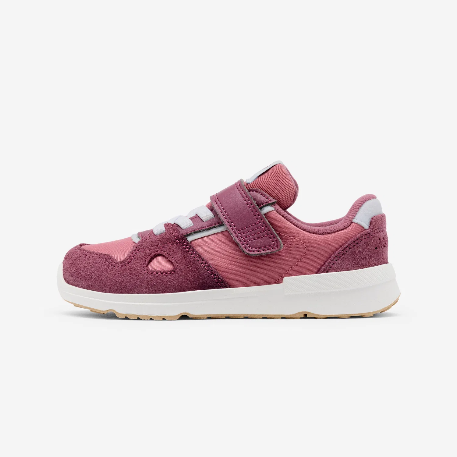 Детские ботинки для девочек с широким носком Stepper Leather Decathlon, Altviolett Altrosa