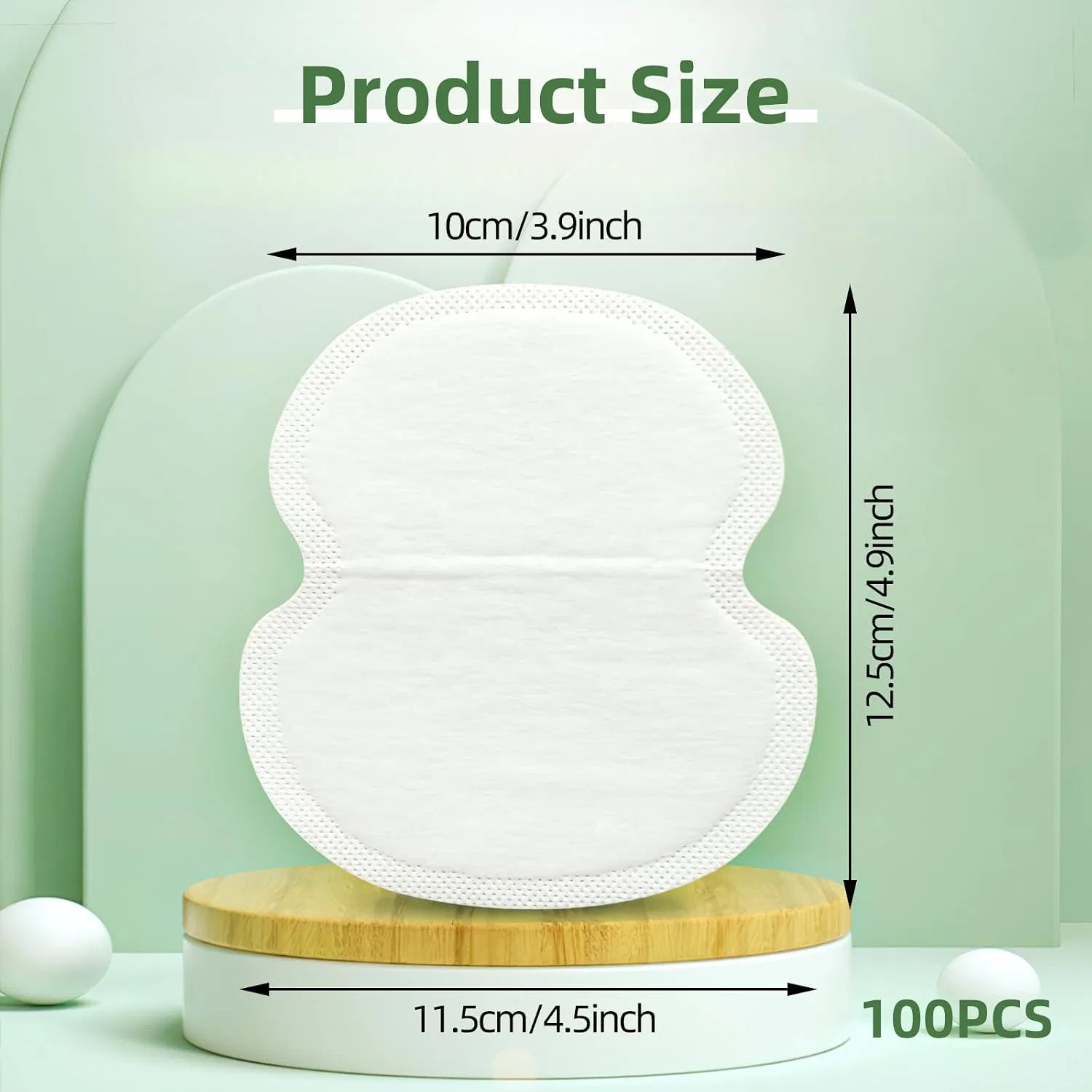 Антиперспирант подмышечные патчи Hekmaden Unscented, 100 шт — фото 2