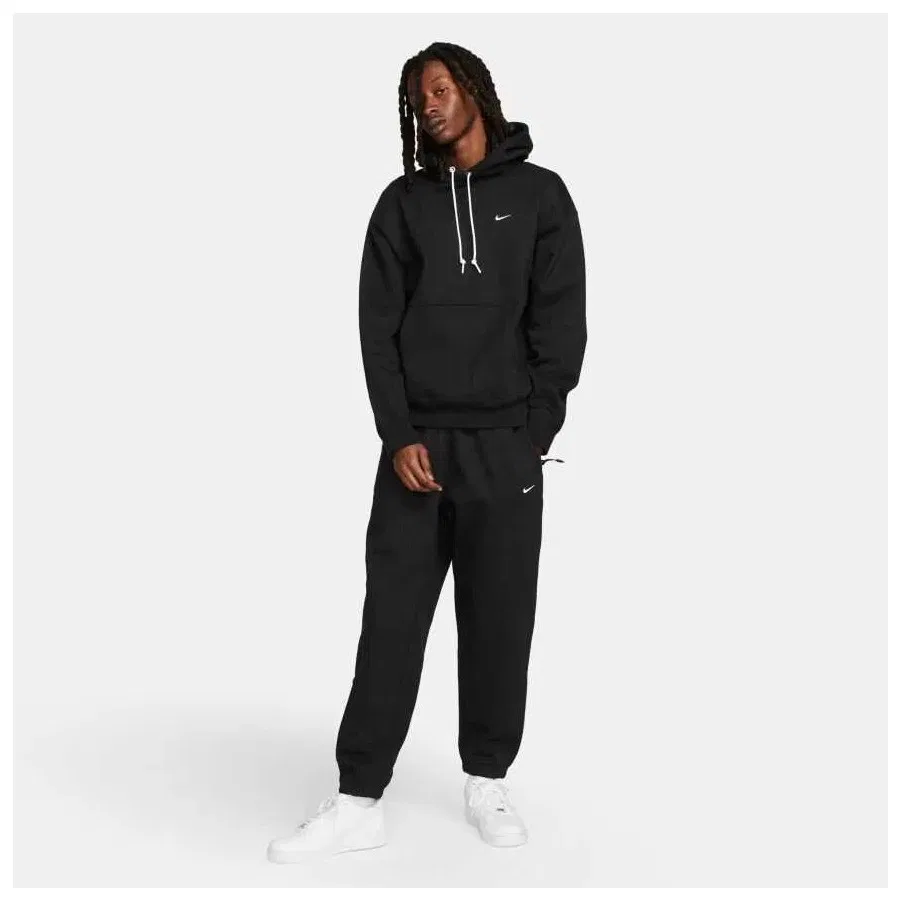 Мужской свитшот с капюшоном Solo Swoosh Nike, Черный — фото 4