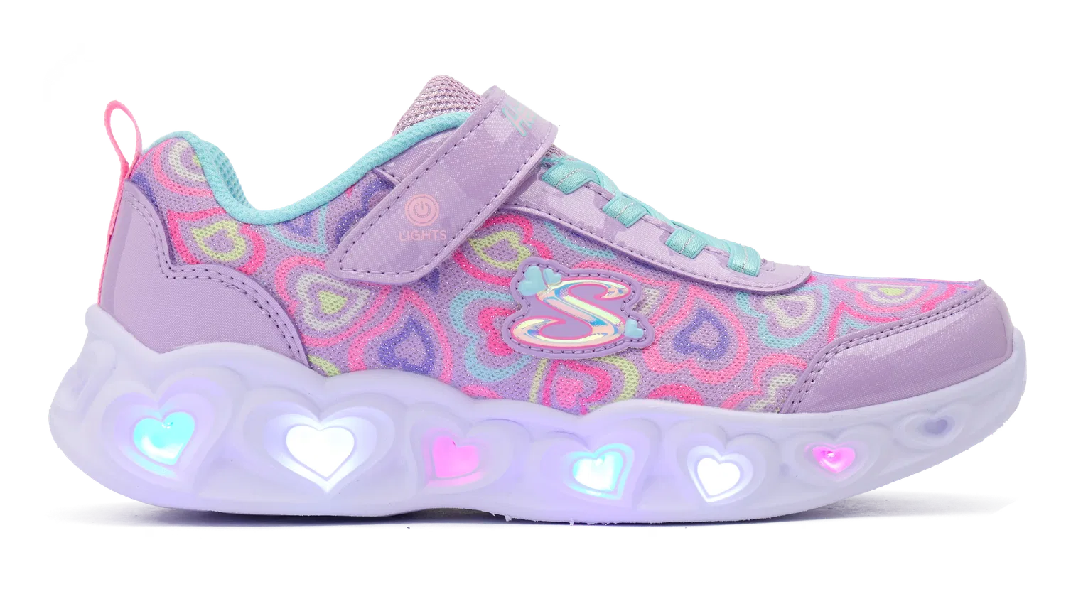 Детские кроссовки со светом Skechers BOOGIE LOVE, фиолетовый