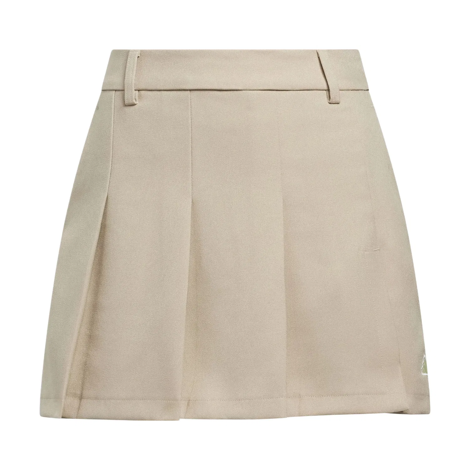 Женская юбка-трапеция Casual Short Skirts с принтом Adidas, Khaki Brown/White