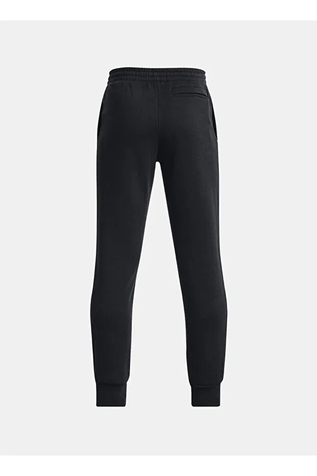 Детские спортивные штаны для мальчиков с принтом UA Rival Fleece Joggers Under Armour, Black — фото 2