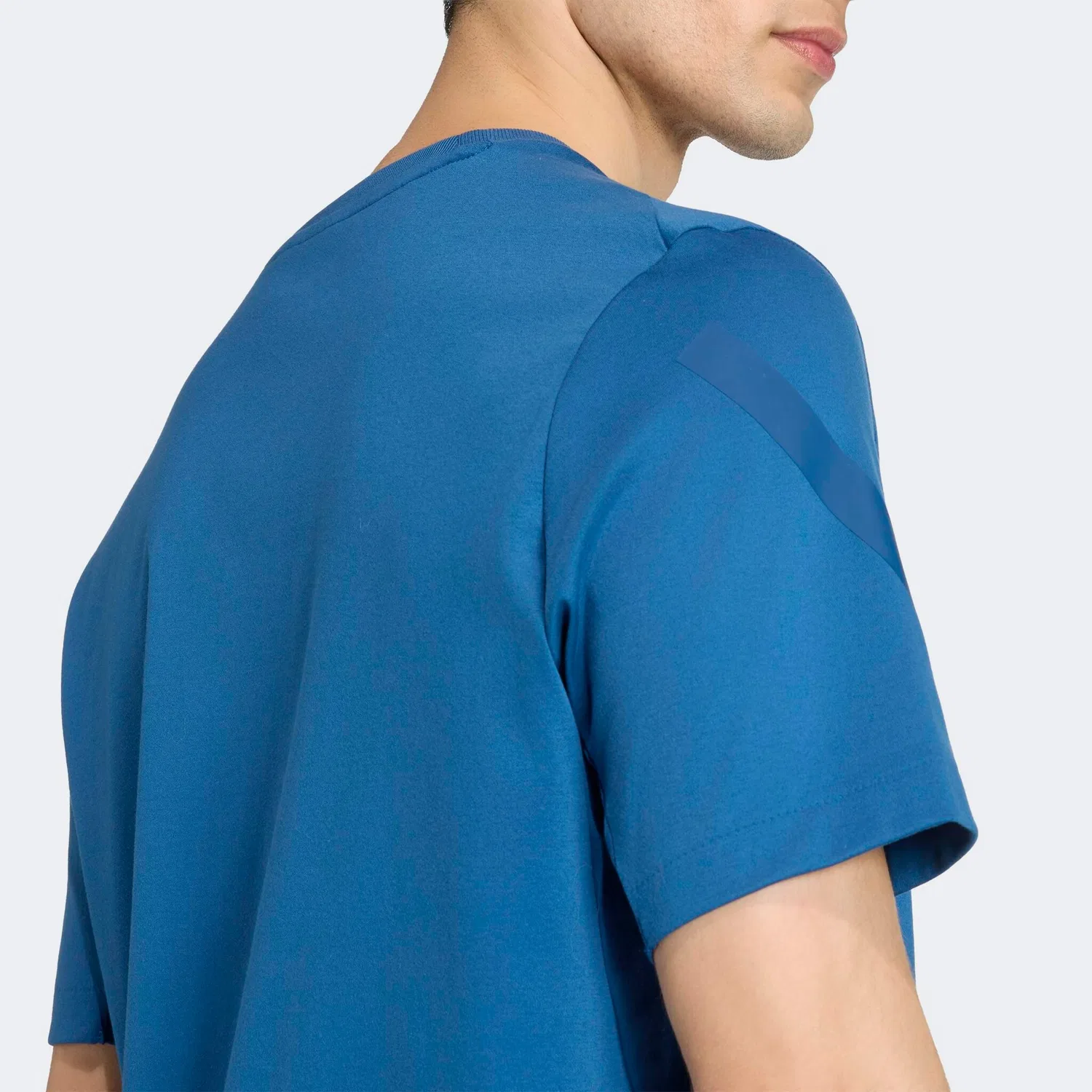 Детская хлопковая футболка с круглым вырезом Adidas Sportswear, Dusky Petrol — фото 4