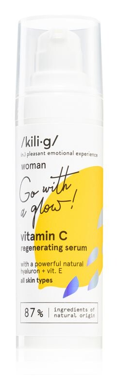 

Регенерирующая сыворотка для кожи с гиалуроновой кислотой Kilig Vitamin C