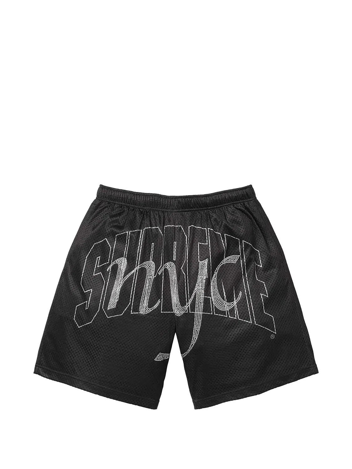 Шорты со стразами Supreme, черный