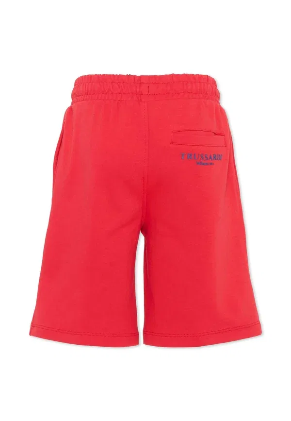 Шорты хлопковые Shorts Tru Trussardi Junior, красный — фото 2