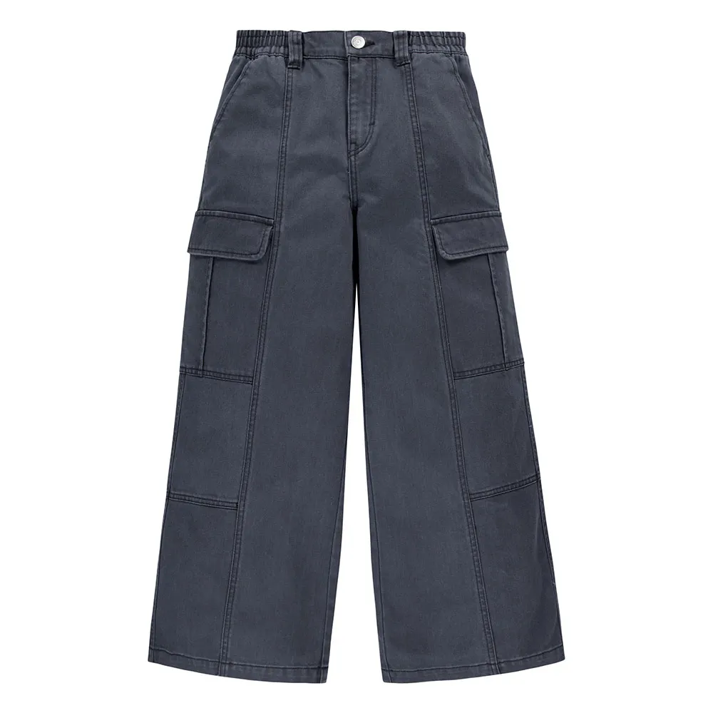 

Брюки Levi's Twill 94 Baggy Wide Leg C, серый