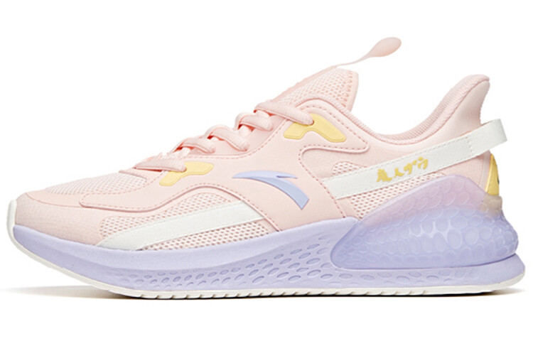 

Кроссовки женские серии C37 с низким верхом Goose желтые/розовые/фиолетовые Anta