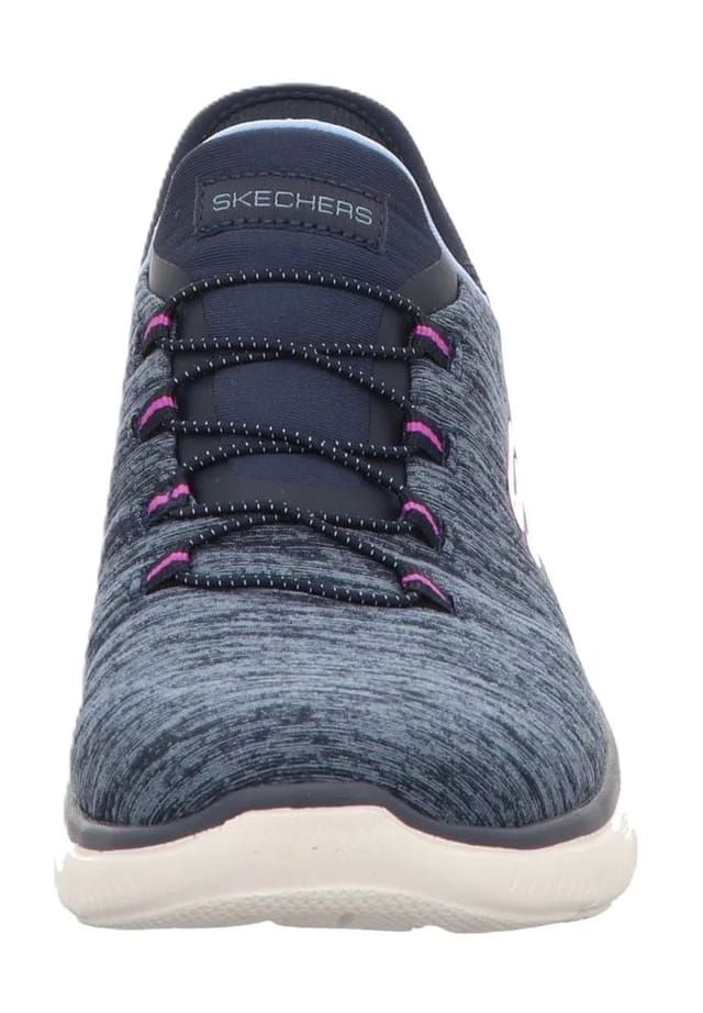Кроссовки Summit "ослепительная дымка" слипоны Skechers, цвет nvpr navy mesh — фото 4